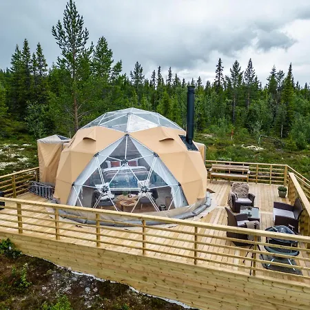 Lüks kamp alanı Arctic Dome Gudbrandsdalen Sør-Fron